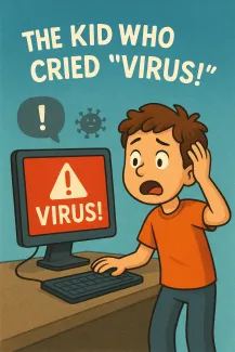 The Kid Who Cried Virus